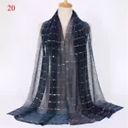 gold silk hijab